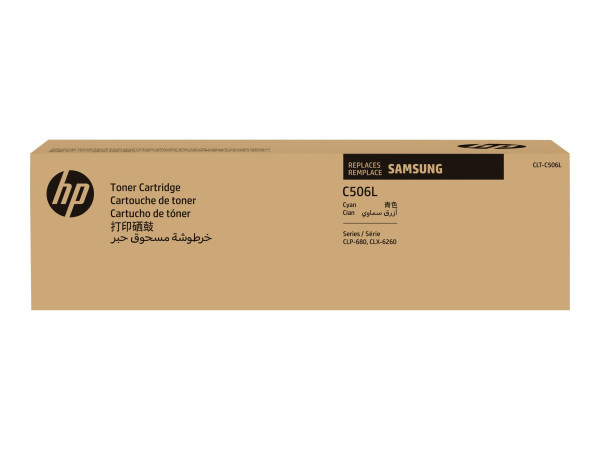 Samsung Toner CY CLT-C506L Retail Toner Cyan 3500