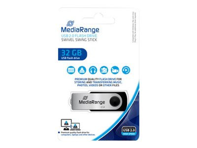 USB-Stick 32GB MediaRange USB 2.0 Flexi