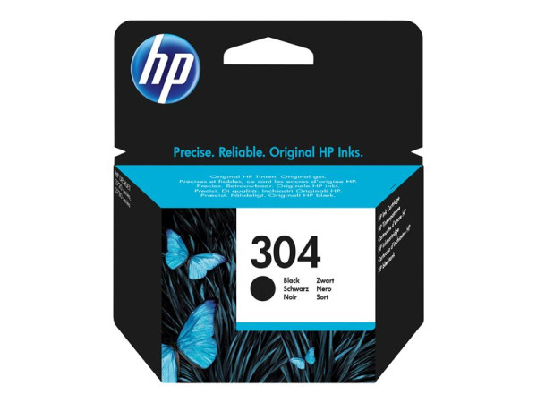Hewlett-Packard HP Nr.304 Tinte BK N9K06AE