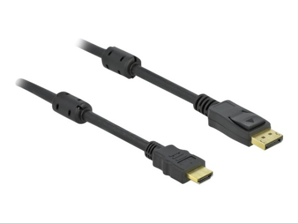 Kabel Delock DP Stecker --> HDMI 10m 1.2 4K60Hz