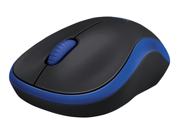 Maus Logitech Wireless Mouse M185 (blau)