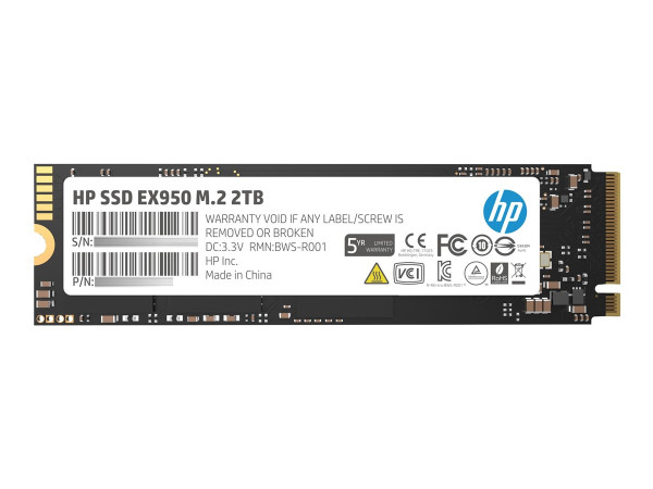 HP SSD 2TB 2900/3500 EX950 M.2 HP M.2 2280, PCIe