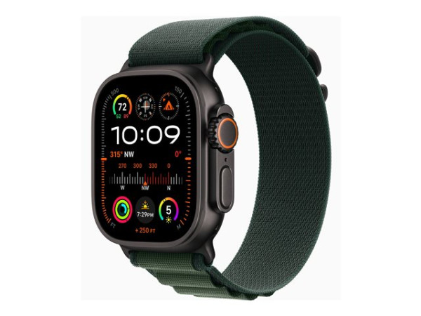 Apple Watch Ultra 2 (schwarz, 49 mm, Alpine Loop