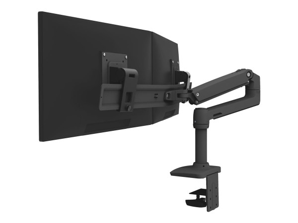 Ergotron LX Dual Direct Monitor Arm bk |