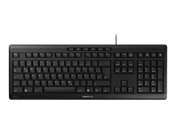 Cherry STREAM Keyboard bk U schwarz,