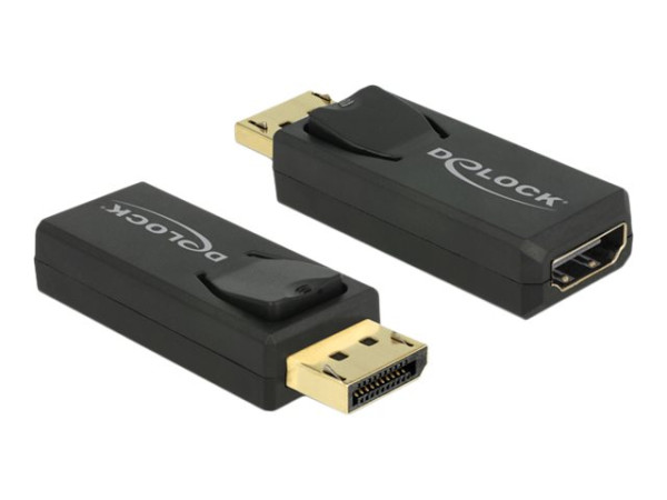 DeLOCK Adap.Dislpyp>HDMI Bu 4K, Kabel schwarz