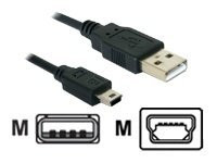 Kabel USB 2.0-A > USB mini-B 5pin 0,70m DeLOCK