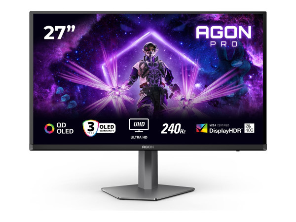 AOC AGON Pro AG276UZD QD-OLED (67.3 cm (26.5 Zoll), schwarz