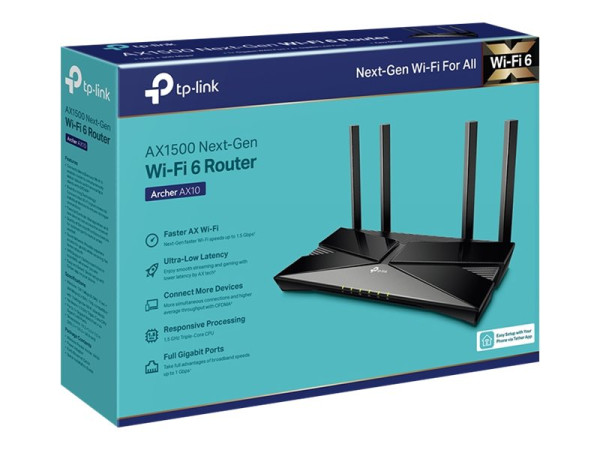 TP-Link Archer AX10 AX1500/Ro | Wi-FI 6
