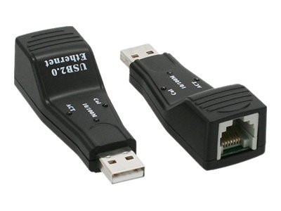 InLineÂ® USB 2.0 Netzwerkadapter, 10/100MBit