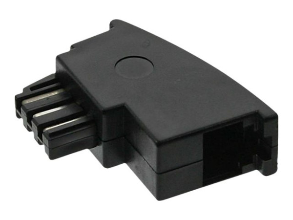 InLine® TAE-F Adapter, TAE-F Stecker auf RJ11 Buchse, für