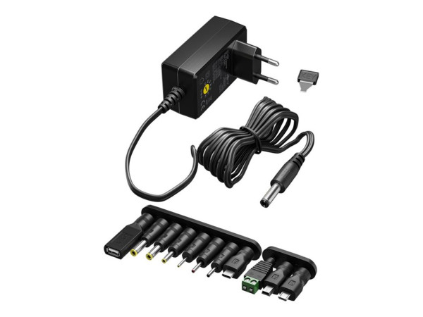 Goobay Universal Netzteil 3 - 12V, 27 Watt (schwarz, max.