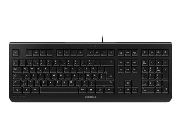 Tastatur Cherry KC 1000 schwarz USB DE