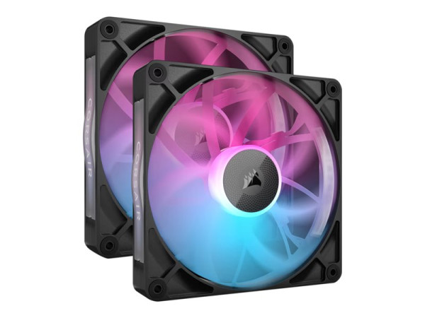 Corsair iCUE LINK RX140 RGB Dual (schwarz, 2er Pack)