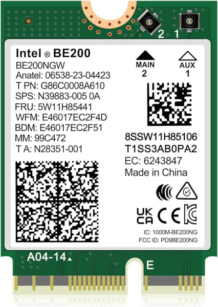 Intel Wi-Fi 7 BE200 vPro (Bulk)