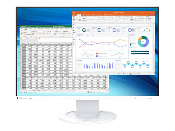 Eizo FlexScan EV2410R-WT (61.1 cm (24.1 Zoll), weiß, WUXGA,