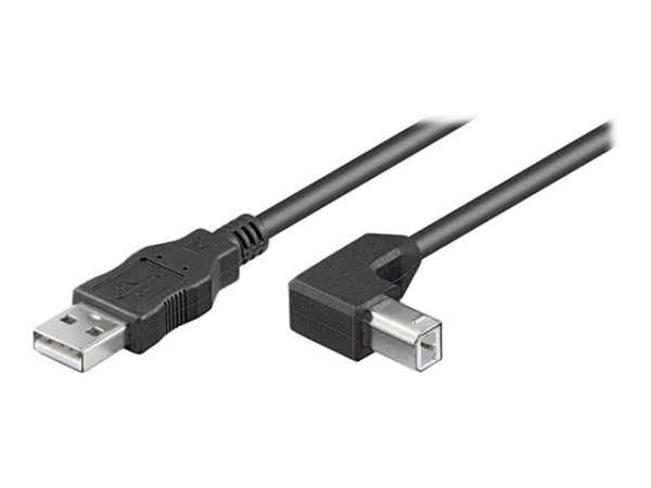 Goobay (ohne Kennzeichnung) USB AB 500 90ø HiSpeed 2.0 5m