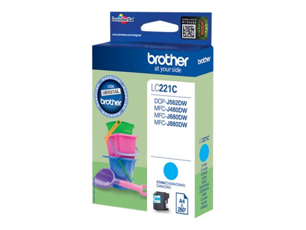 Brother Tinte CY LC-221C