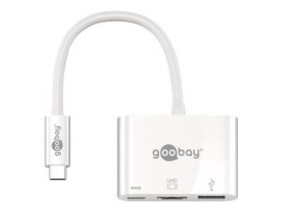 Goobay USB-C Multiport-Adapter HDMI | 62104 weiß Zum