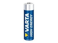 Varta High Energy, Batterie 12 Stück, AAA Alkali-Mangan 12