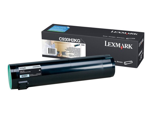 Lexmark C930H2KG Toner schwarz, 38.000 Seiten/5% für C 935