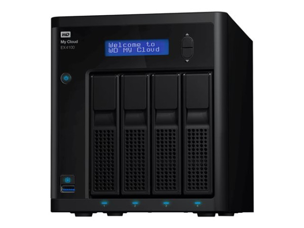 Western Digital 8TB My Cloud EX4100, NAS schwarz keine