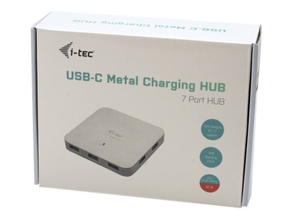 i-tec USB-C Metal Charging 7xUSB 60W o N |