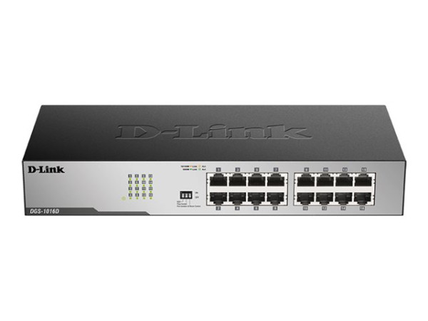 NW Switch 10/100/1000MBit 16Port DLink DGS-1016D/E