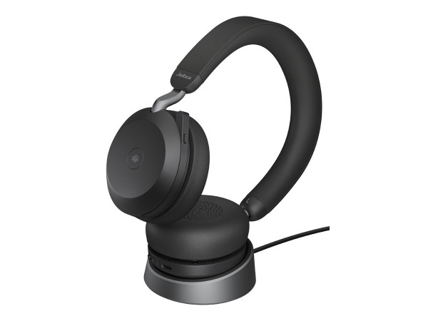 Jabra Evolve2 75 Link380c MS Stereo bk | Stand