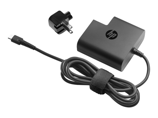 HP 65W SFF USB-C AC Adapter EURO | X7W50AA#ABB schwarz,