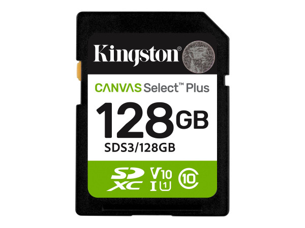 Kingston Canvas Select Plus 128 GB SDXC (UHS-I U1, Class