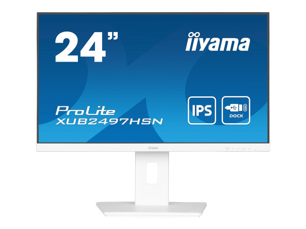 Iiyama ProLite XUB2497HSN-W1 (60.5 cm (23.8 Zoll), weiß