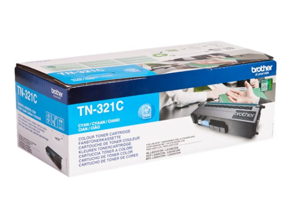 Brother Toner cyan TN-321C für Brother-Drucker Cyan ca.