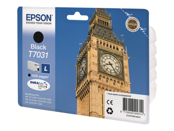 Patrone Epson WP4015 bk T7031