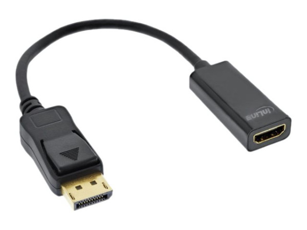 InLine DisplayPort zu HDMI Adapterkabel mit Audio 0,15m