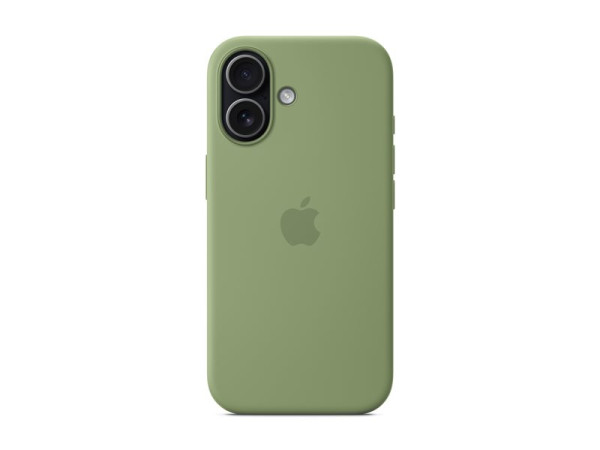 Apple Silikon Case mit MagSafe (grün, iPhone 17)