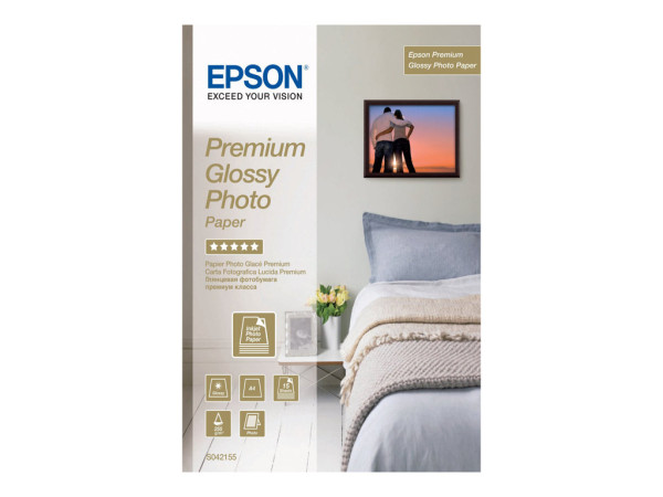 Papier Epson PREMIUM GLOSSY PHOTO A4 15 Blatt 255g/m2