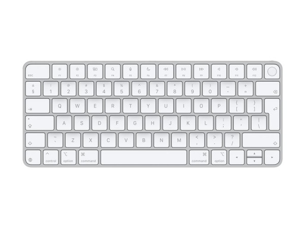 Apple Magic Keyboard mit Touch ID (silber/weiß, UK-Layout,
