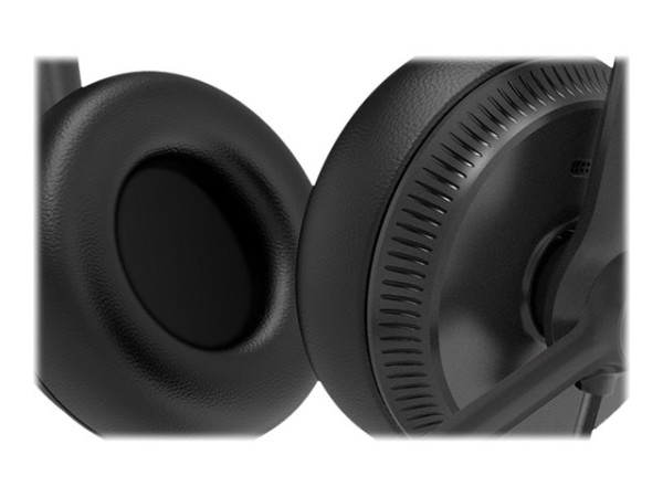 Yealink YHS34 Dual (schwarz, Lederohrpolster)