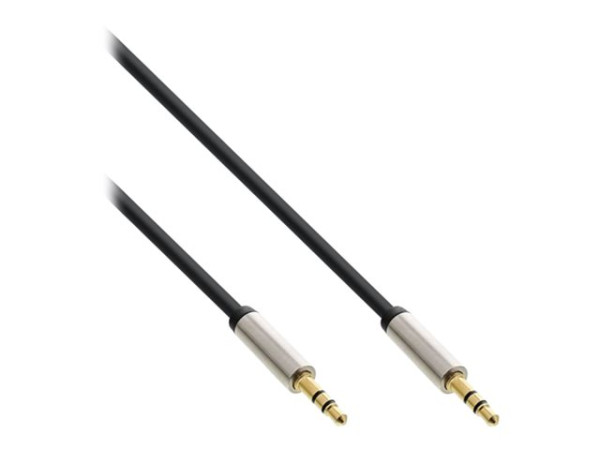 InLine? Slim Audio Kabel Klinke 3,5mm ST/ST, Stereo, 0,5m