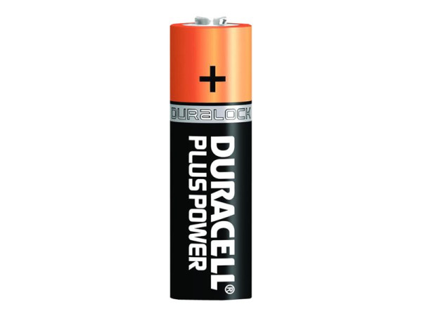 Duracell Plus Alkaline Batterie, Mignon AA LR06 1,5V, Extra