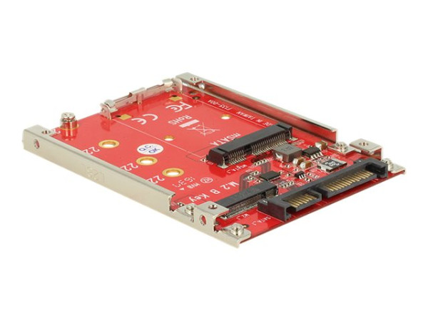 DeLOCK SATA 22Pin > M.2 / mSATA 7mm 2,5" | Konverter