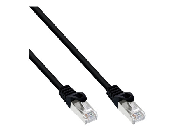 Patchkabel, SF/UTP, Cat.5e, schwarz, 30,00m RJ45 (Inline)