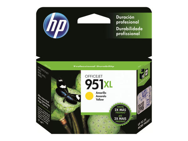 HP CN048AE|951 XL Druckkopfpatrone gelb, 1.500 Seiten