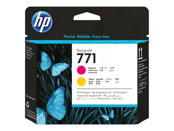 HP CE018A|771 Druckkopf magenta /gelb für DesignJet Z