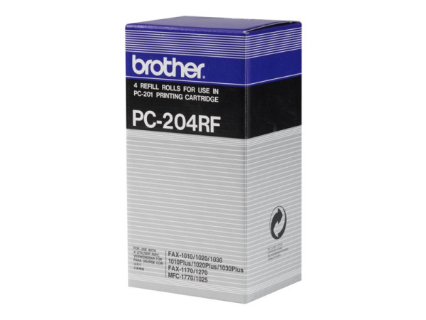 Brother PC204RF schwarz 4er-Pack für Brother Faxgeräte