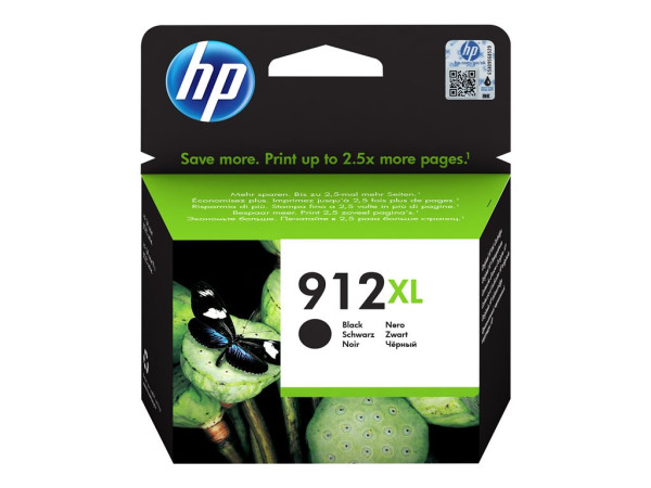 HP Nr.912XL Tinte BK 3YL84AE Tinte Schwarz