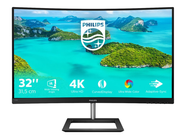 Philips E-Line 328E1CA 80cm (32") 4K VA Curved Monitor 16:9