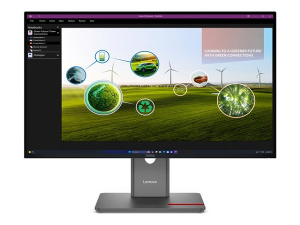 Lenovo ThinkVision P27Q-40 (68.6 cm (27 Zoll), schwarz,