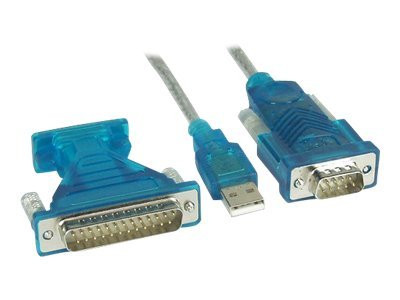 InLine® USB zu Seriell Adapterkabel, USB Stecker A an 9pol